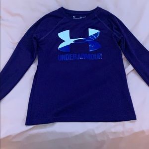 Purple to white Under Armor shirt